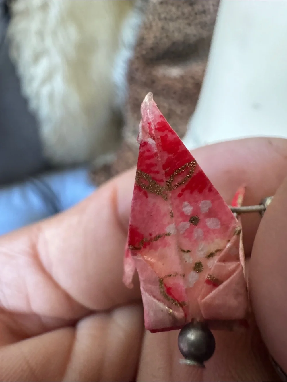 Miniature Oragami Bird Necklace
